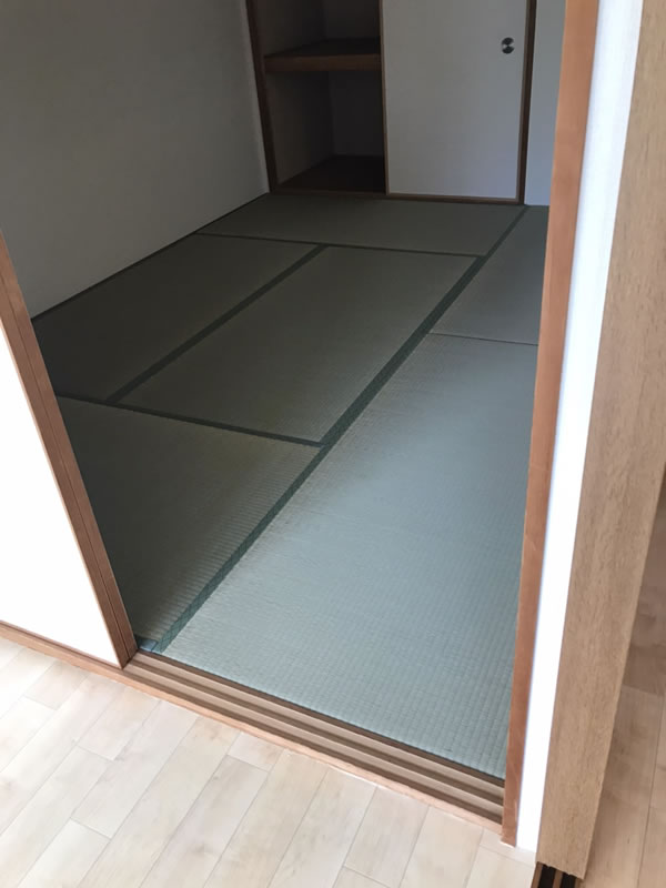 岩倉市のお客様畳の張替え写真