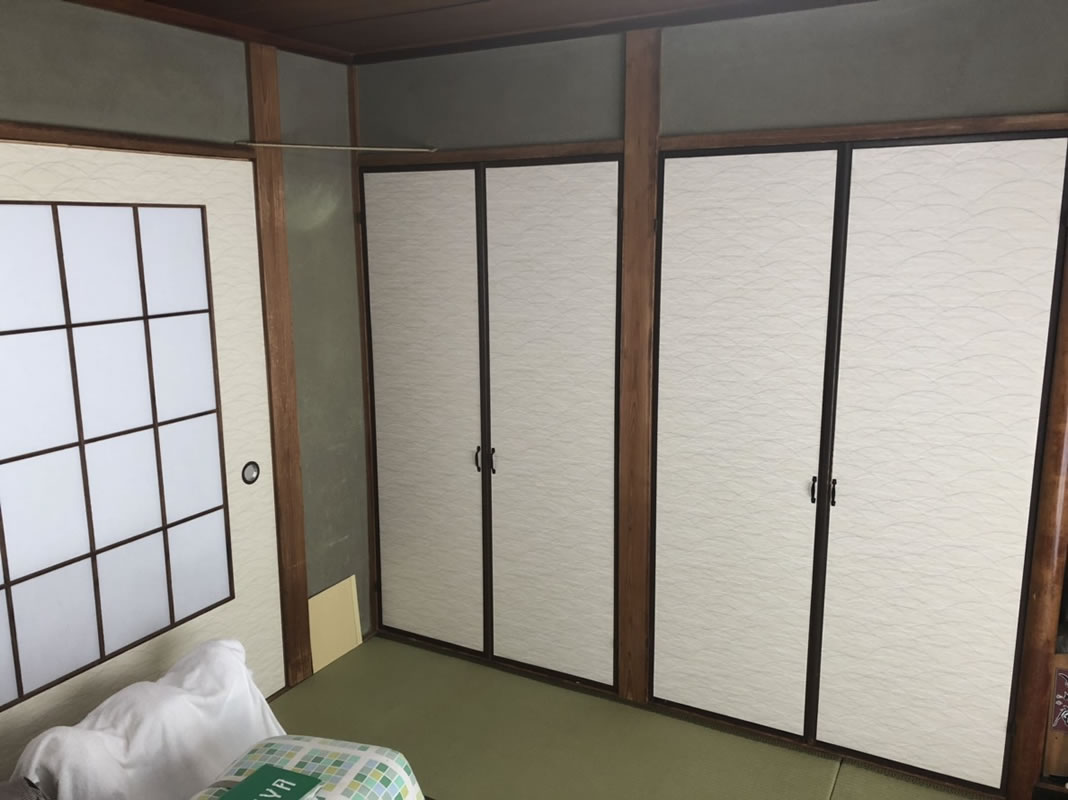 清須市のお客様襖の張替え写真