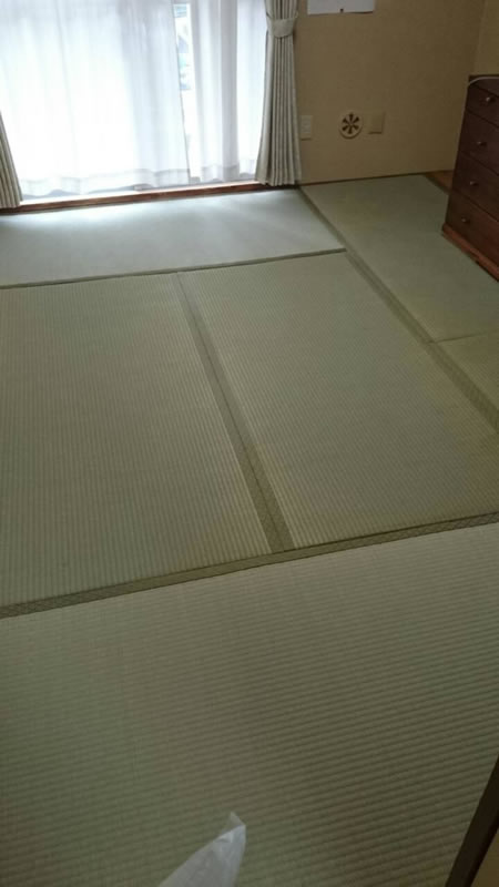 名古屋市熱田区のお客様畳の張替え写真