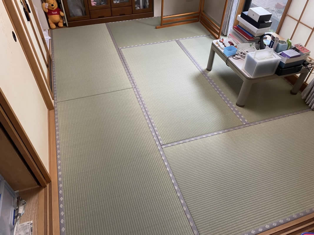 名古屋市中区のお客様畳の張替え写真