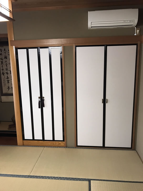 尾張旭市のお客様襖の張替え写真