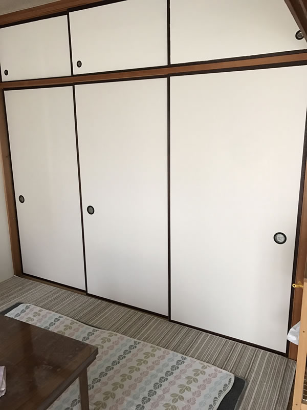 尾張旭市のお客様襖の張替え写真