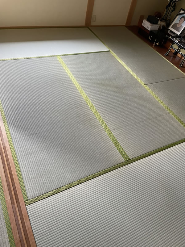 弥富市のお客様畳の張替え写真
