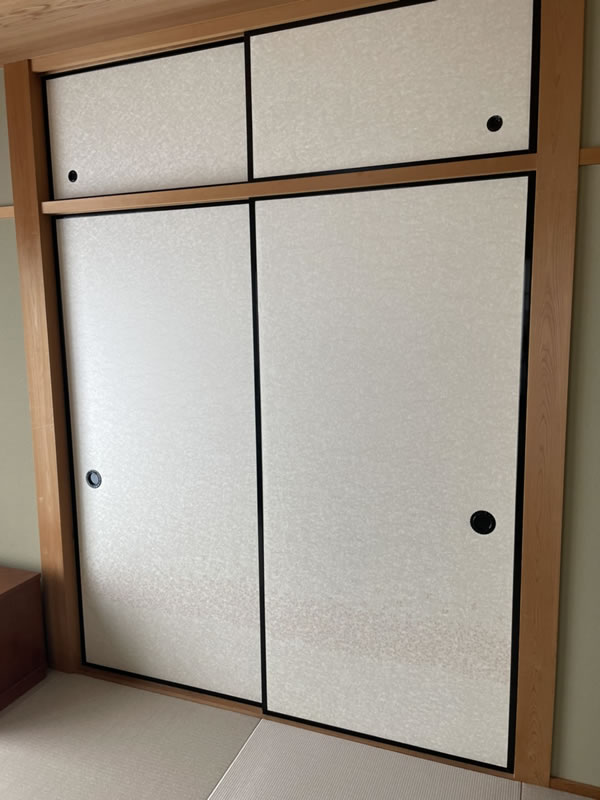 郡上市のお客様襖の張替え写真