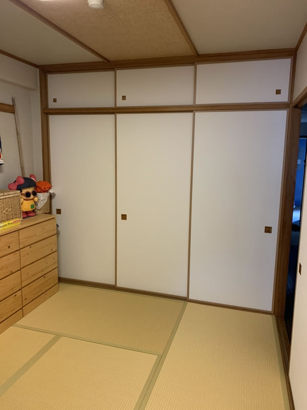 郡上市のお客様襖の張替え写真