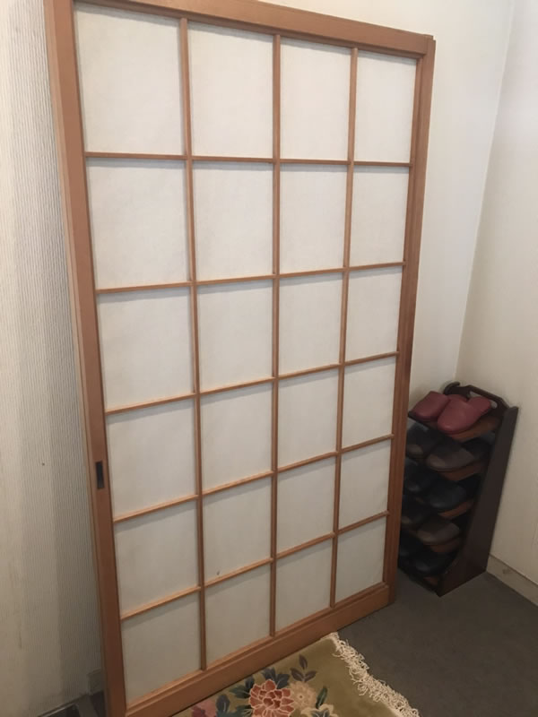 郡上市のお客様障子の張替え写真