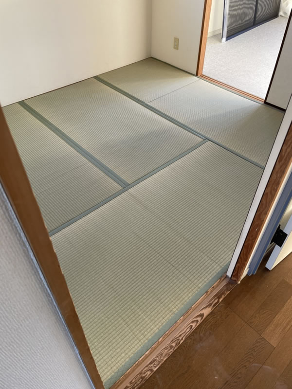 大垣市のお客様畳の張替え写真