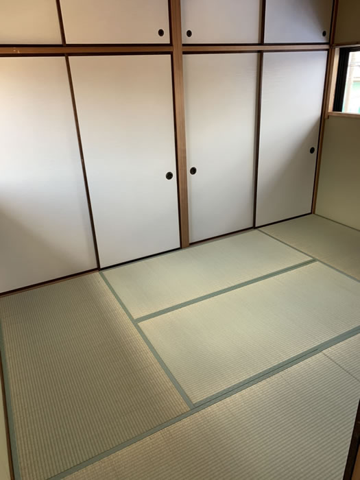富岡市のお客様畳の張替え写真