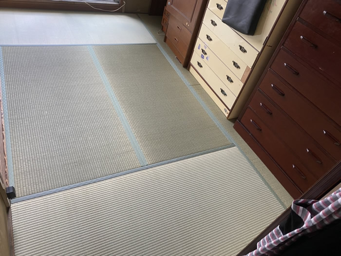 加古郡のお客様畳の張替え写真