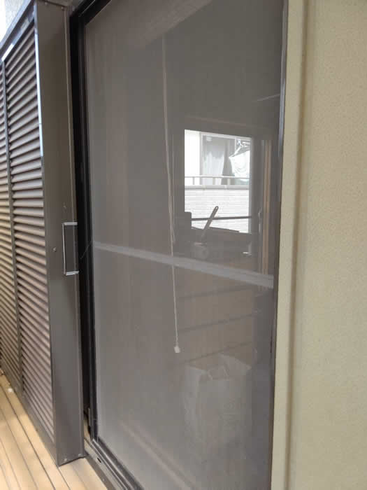 神崎郡のお客様網戸の張替え写真