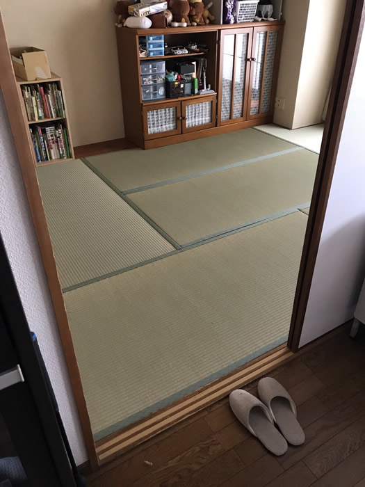 神戸市兵庫区のお客様網戸の張替え写真