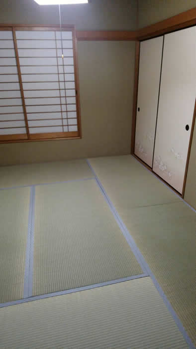 神戸市北区のお客様畳の張替え写真