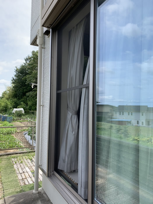 神戸市灘区のお客様網戸の張替え写真