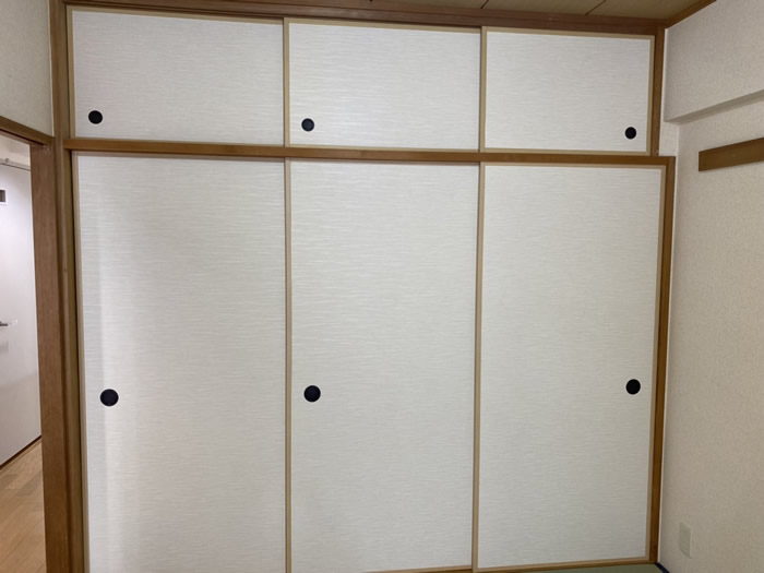 神戸市灘区のお客様襖の張替え写真