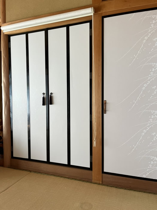 神戸市長田区のお客様襖の張替え写真