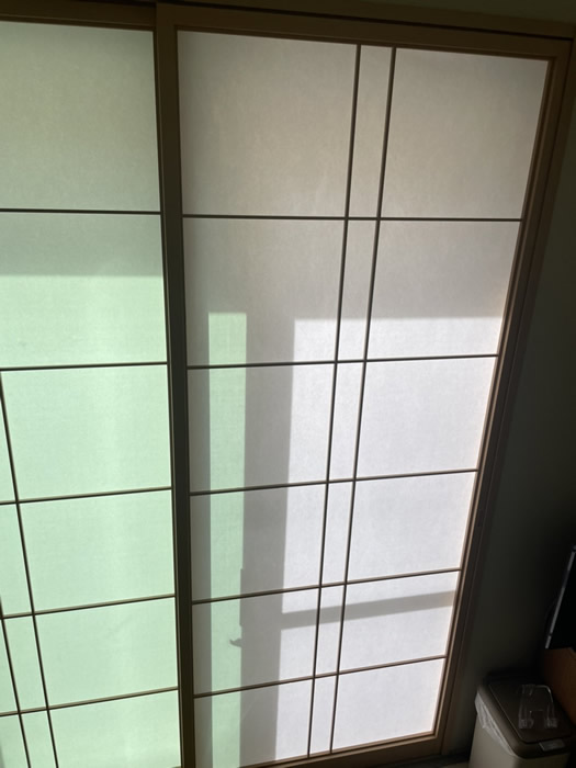 神戸市長田区のお客様障子の張替え写真