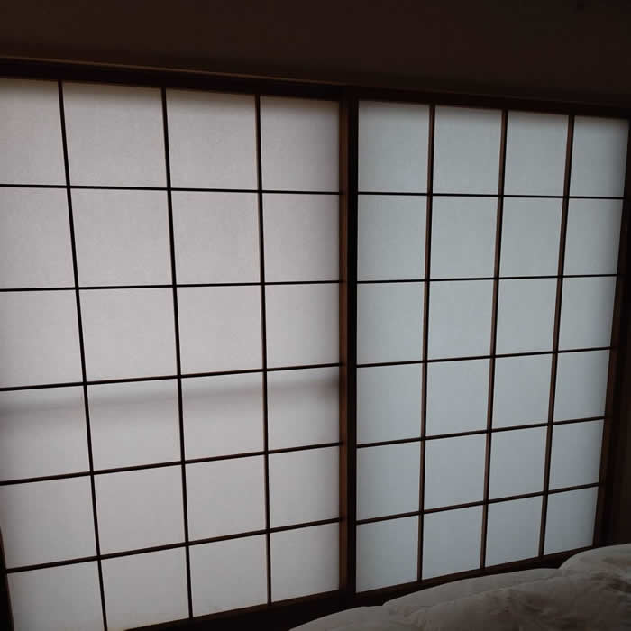 神戸市須磨区のお客様障子の張替え写真