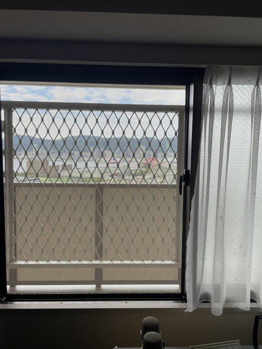 神戸市中央区のお客様網戸の張替え写真