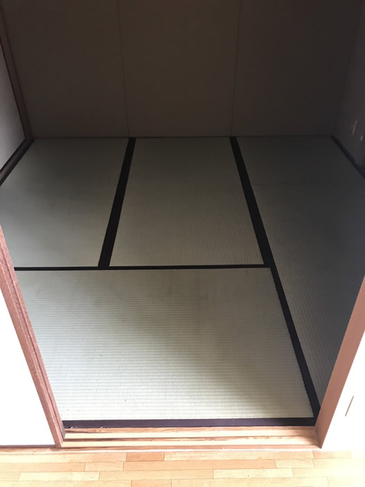 三田市のお客様畳の張替え写真