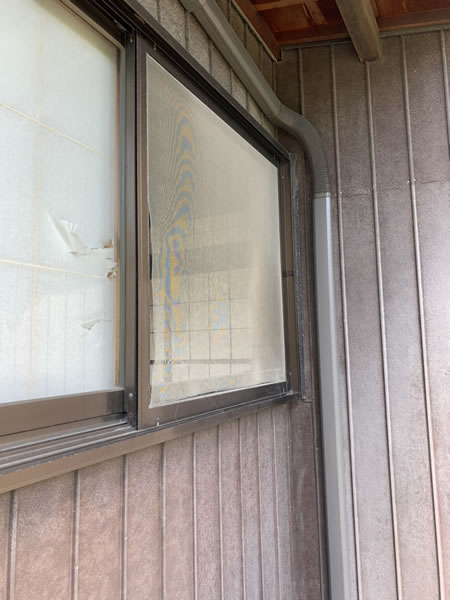 京都市東山区のお客様網戸の張替え写真