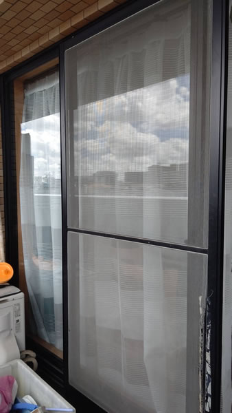 京都市東山区のお客様網戸の張替え写真5