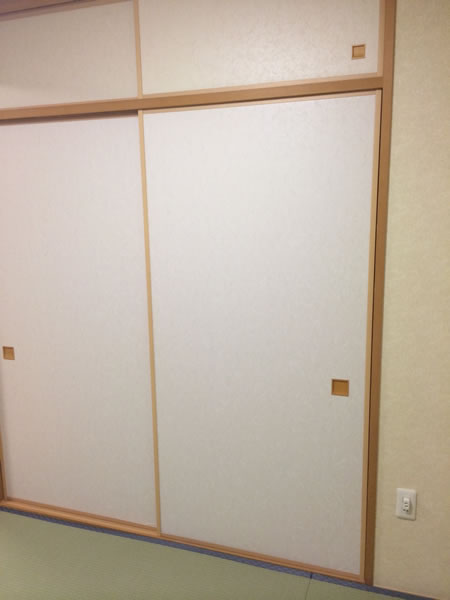 京都市東山区のお客様襖の張替え写真