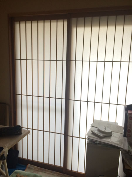 京都市東山区のお客様障子の張替え写真12