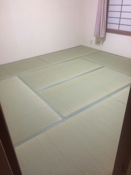 京都市東山区のお客様畳の張替え写真