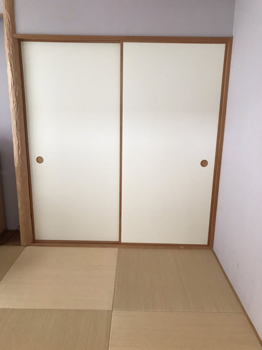 京都市上京区のお客様襖の張替え写真