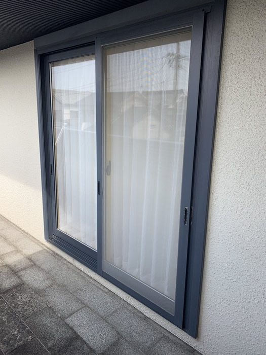 京都市右京区のお客様網戸の張替え写真