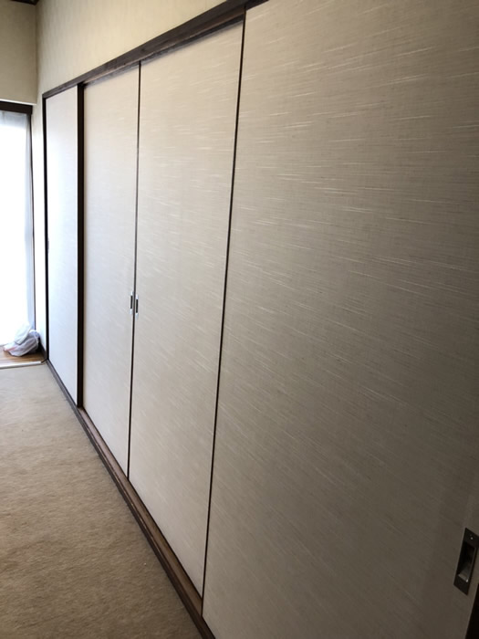 佐野市のお客様襖の張替え写真