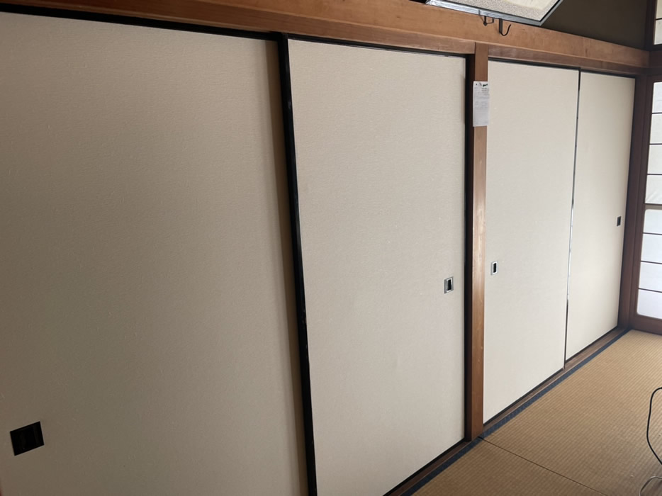 佐野市のお客様襖の張替え写真