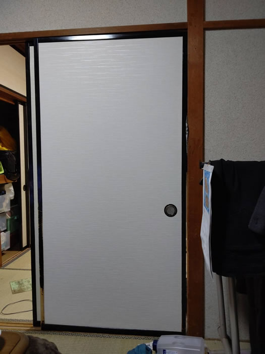 笛吹市のお客様襖の張替え写真