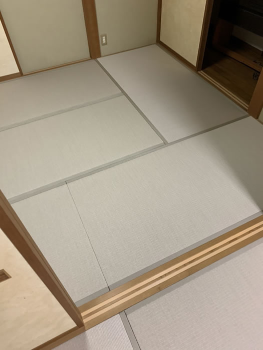 笛吹市のお客様畳の張替え写真