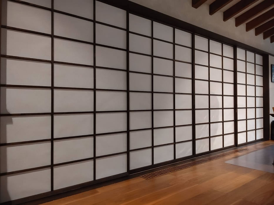 富士吉田市のお客様障子の張替え写真