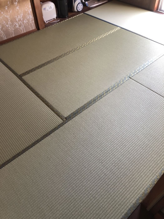 甲府市のお客様畳の張替え写真