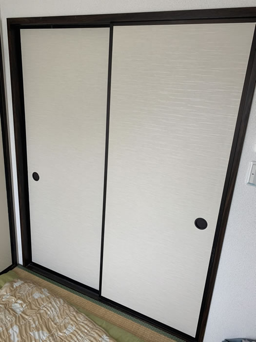 甲州市のお客様襖の張替え写真