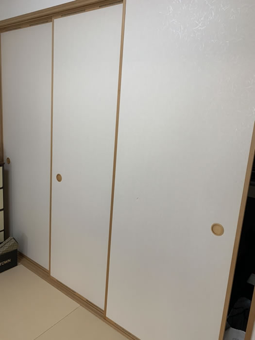 南アルプス市のお客様襖の張替え写真