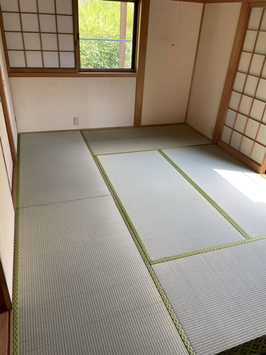 南アルプス市のお客様網戸の張替え写真