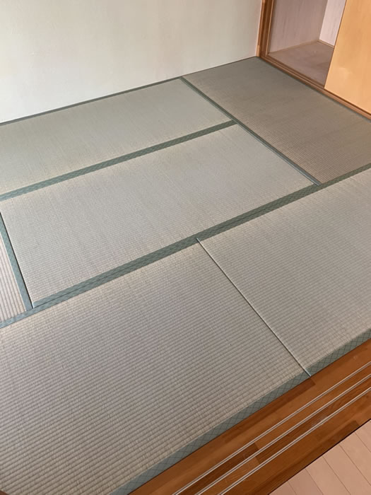 韮崎市のお客様畳の張替え写真