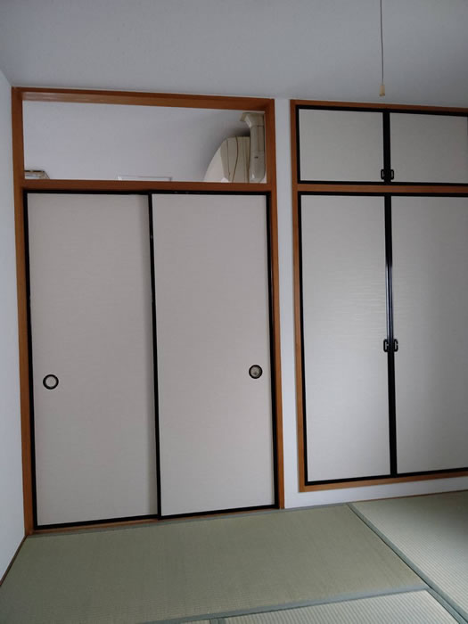 大月市のお客様襖の張替え写真