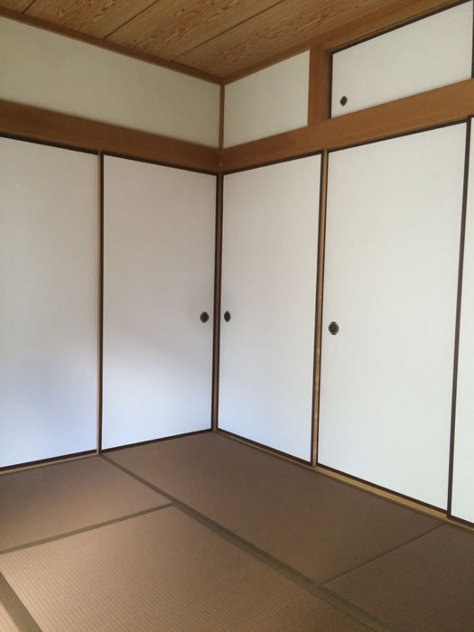 上野原市のお客様襖の張替え写真