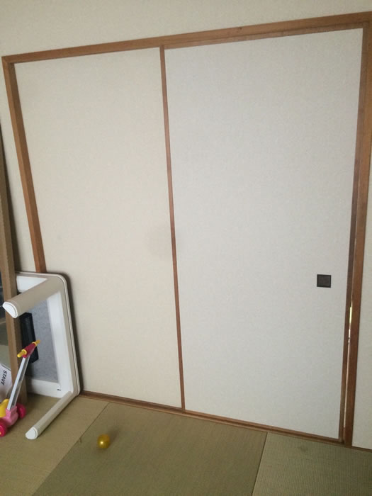 上野原市のお客様襖の張替え写真